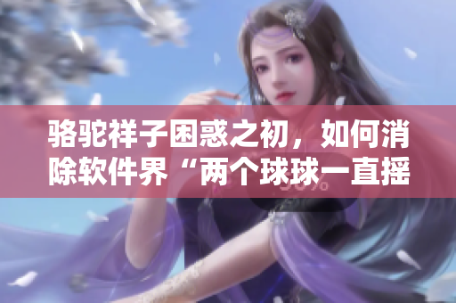 骆驼祥子困惑之初，如何消除软件界“两个球球一直摇晃”的问题？