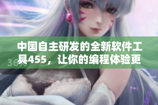 中国自主研发的全新软件工具455，让你的编程体验更加简单高效