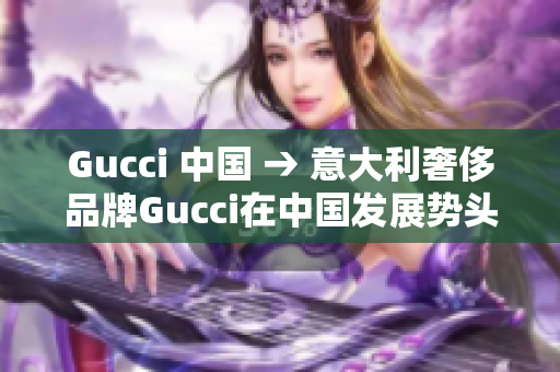 Gucci 中国 → 意大利奢侈品牌Gucci在中国发展势头强劲