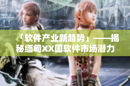 「软件产业新趋势」——揭秘缅甸XX国软件市场潜力