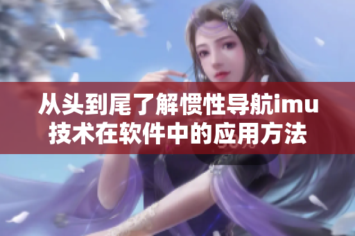 从头到尾了解惯性导航imu技术在软件中的应用方法