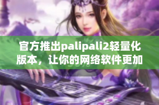 官方推出palipali2轻量化版本，让你的网络软件更加高效！