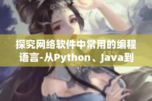 探究网络软件中常用的编程语言-从Python、Java到C++