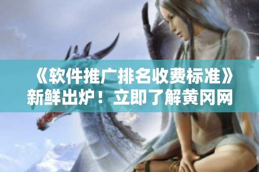 《软件推广排名收费标准》新鲜出炉！立即了解黄冈网站最新计价政策！