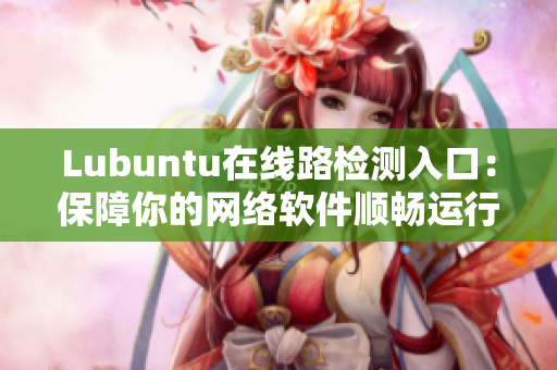 Lubuntu在线路检测入口：保障你的网络软件顺畅运行！