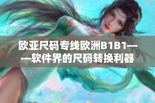 欧亚尺码专线欧洲B1B1——软件界的尺码转换利器