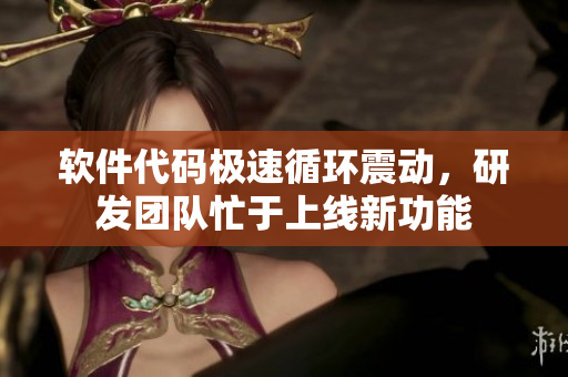 软件代码极速循环震动，研发团队忙于上线新功能