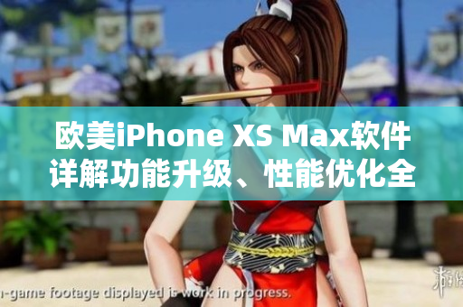 欧美iPhone XS Max软件详解功能升级、性能优化全解析
