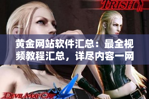 黄金网站软件汇总：最全视频教程汇总，详尽内容一网打尽