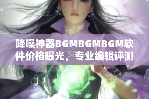 降噪神器BGMBGMBGM软件价格曝光，专业编辑评测告诉你值不值得买