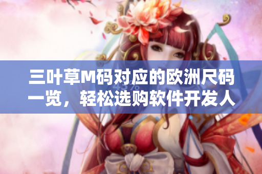 三叶草M码对应的欧洲尺码一览，轻松选购软件开发人员服装