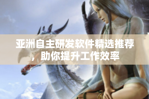 亚洲自主研发软件精选推荐，助你提升工作效率
