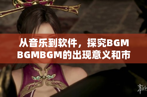 从音乐到软件，探究BGMBGMBGM的出现意义和市场价格