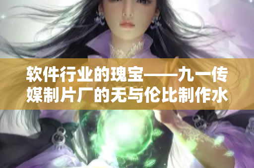 软件行业的瑰宝——九一传媒制片厂的无与伦比制作水平 软件行业的瑰宝——九一传媒制片厂的无与伦比制作水平
