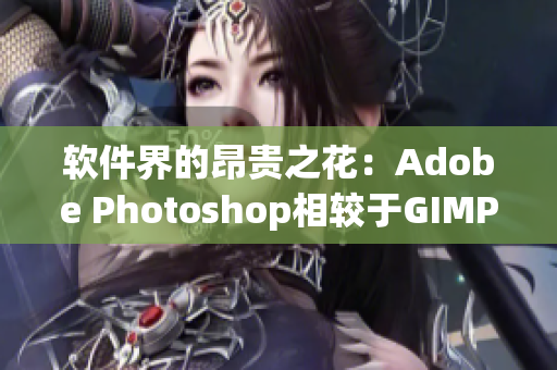 软件界的昂贵之花:Adobe Photoshop相较于GIMP贵多少? 软件界的昂贵之花:Adobe Photoshop相较于GIMP贵多少?