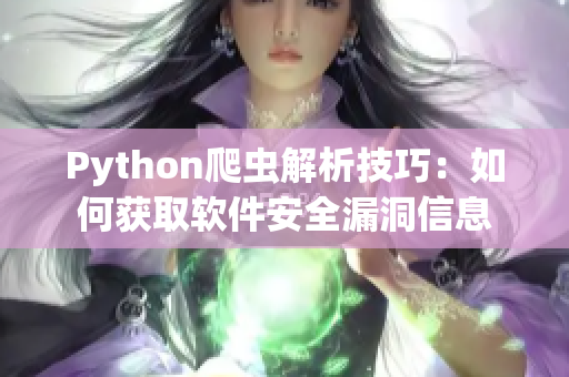 Python爬虫解析技巧：如何获取软件安全漏洞信息