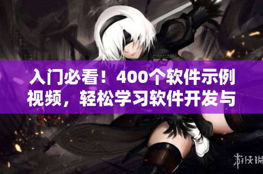 入门必看!400个软件示例视频,轻松学习软件开发与应用 入门必看!400个软件示例视频,轻松学习软件开发与应用