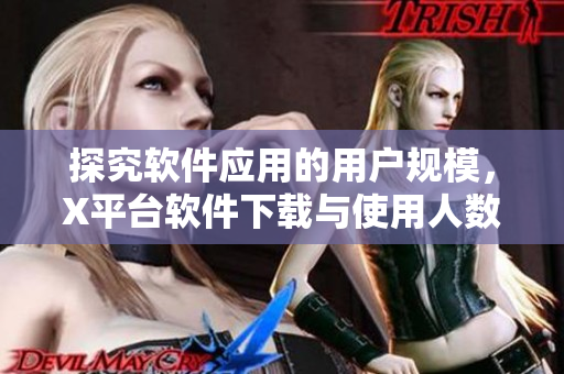 探究软件应用的用户规模，X平台软件下载与使用人数分析