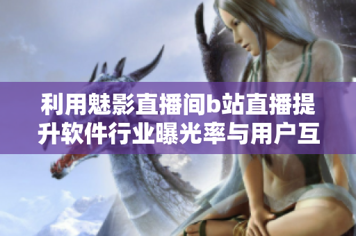 利用魅影直播间b站直播提升软件行业曝光率与用户互动体验 利用魅影直播间b站直播提升软件行业曝光率与用户互动体验