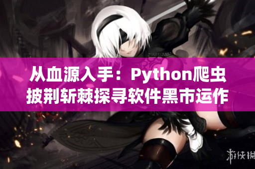 从血源入手：Python爬虫披荆斩棘探寻软件黑市运作模式