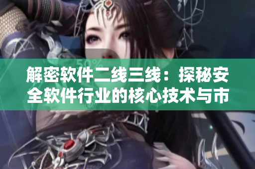 解密软件二线三线：探秘安全软件行业的核心技术与市场规模