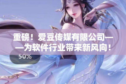 重磅！爱豆传媒有限公司——为软件行业带来新风向！