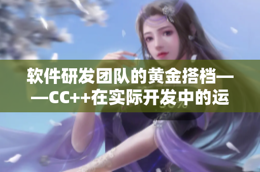 软件研发团队的黄金搭档——CC++在实际开发中的运用